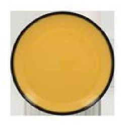 LENNPR18NY Тарелка круг. d=18 см., плоская, фарфор,цвет желтый, Lea