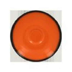 LECLSA13OR Блюдце круг. d=13 см., для чашки 9cl, фарфор,цвет оранжевый, Lea