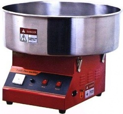 Аппарат для приготовления сахарной ваты Starfood ( диаметр - 520 мм), красный