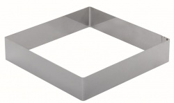 Форма для торта квадратная 260 мм, нержавеющая сталь
