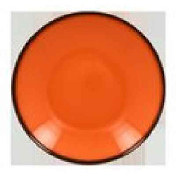 LEBUBC30OR Тарелка "Coupe" d=30 см., глубокая,190cl, фарфор,цвет оранжевый, Lea