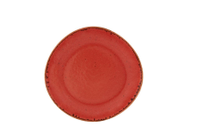 Тарелка мелкая - цвет коралл 28 cm,керамика SCARLET