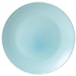 Тарелка 25,5 см, голубая