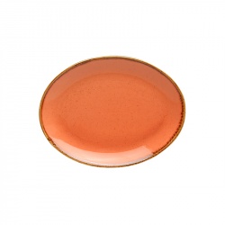Тарелка овальная «Porland» 240 мм (Оранжевый)