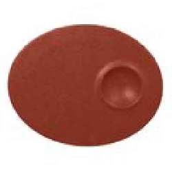 NFMROP18BW Тарелка овальная 18х11 см., плоская, фарфор, NeoFusion Terra(коричневый)
