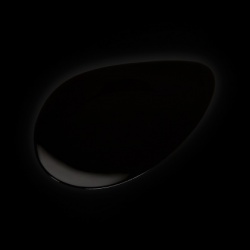 ТАРЕЛКА овальная 14,5" 360мм черная "Corone Colore" [LQ-SK0034-K]