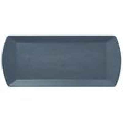 NFOPSP35GY Тарелка прямоуг. 35x15 см., для подачи, фарфор, NeoFusion Stone(серый)