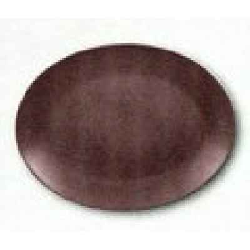 NFNNOP36CB Тарелка овальная,цвет коричневый 36х27 см., плоская, фарфор, NeoFusion Mellow