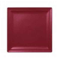 NFCLSP30DR Тарелка квадратная 30 см., плоская, фарфор, NeoFusion Magma(красный)