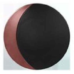 MFMOFP31BB Тарелка круглая,борт цвет бронзовый d=31 см., плоская, фарфор, Metalfusion