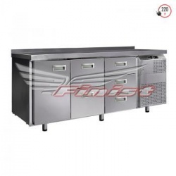 Среднетемпературный холодильный стол с 3 дверями (ящиками) СХС-600-3