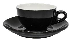Чайная пара Barista (Бариста) 180 мл, черный цвет, P.L. Proff Cuisine (кор= 48 шт)