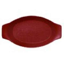 NFOPOD30DR Тарелка -кроншель 30х16 см., глуб., фарфор, NeoFusion Magma(красный)