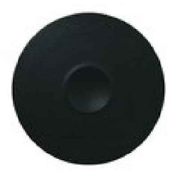 NFMRFP30BK Тарелка круглая d=30 см., плоская, фарфор, NeoFusion Volcano(черный)