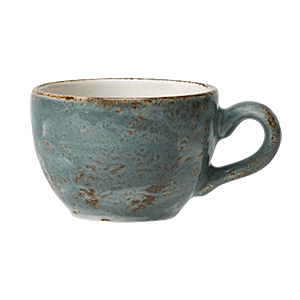Чашка чайная «Крафт»; фарфор; 225мл; D=9,H=6,L=12см; синий