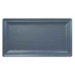 NFCLRP38GY Тарелка прямоугольная 38x21 см., плоская, фарфор, NeoFusion Stone(серый)