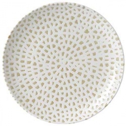 Тарелка безбортовая, 22,6 см, песочная