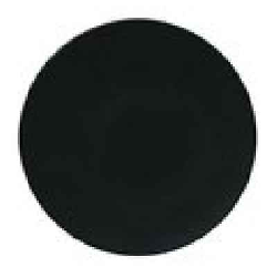 NFSPCP29BK Тарелка круглая d=29 см., плоская, фарфор, NeoFusion Volcano(черный)