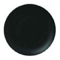 NFNNPR21BK Тарелка круг. d=21 см., плоская, фарфор, NeoFusion Volcano(черный)