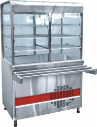 Прилавок-витрина холодильный ABAT «Аста» ПВВ-70КМ-С-НШ