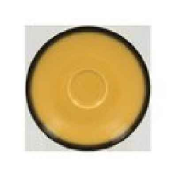 LECLSA13NY Блюдце круг. d=13 см., для чашки 9cl, фарфор,цвет желтый, Lea