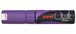 МАРКЕР 8мм Фиолетовый для меловых и стекл. поверхностей Uni Chalk PWE-8K[69948]