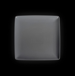 Блюдо квадратное «Corone» 264х264 мм серое