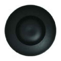 NFCLXD23BK Тарелка круглая d=23 см., глубокая, фарфор, NeoFusion Volcano(черный)