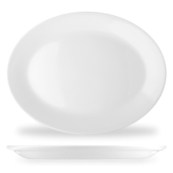 Блюдо овальное 36 см White 