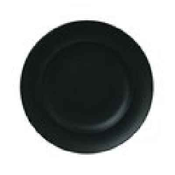 NFCLFP33BK Тарелка круглая d=33 см., плоская, фарфор, NeoFusion Volcano(черный)