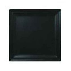 NFCLSP30BK Тарелка квадратная 30 см., плоская, фарфор, NeoFusion Volcano(черный)