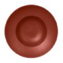 NFCLXD23BW Тарелка круглая d=23 см., глубокая, фарфор, NeoFusion Terra(коричневый)