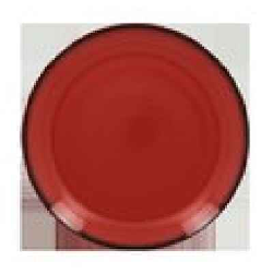 LENNPR18RD Тарелка круг. d=18 см., плоская, фарфор,цвет красный, Lea
