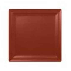 NFCLSP30BW Тарелка квадратная 30 см., плоская, фарфор, NeoFusion Terra(коричневый)
