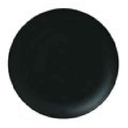 NFNNPR31BK Тарелка круглая d=31 см., плоская, фарфор, NeoFusion Volcano(черный)