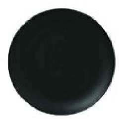 NFNNPR15BK Тарелка круглая d=15 см., плоская, фарфор, NeoFusion Volcano(черный)