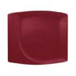 NFMZSP32DR Тарелка прямоугольная 32х29 см., плоская, фарфор, NeoFusion Magma(красный)