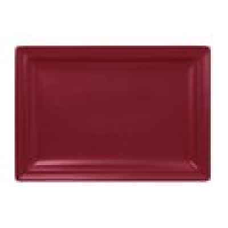 NFCLRP33DR Тарелка прямоуг. 33x23 см., плоская, фарфор, NeoFusion Magma(красный)