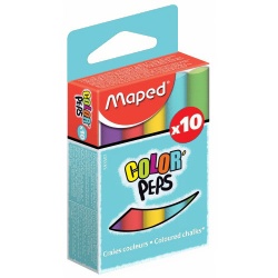 МЕЛКИ цветные круглые Maped ColorPeps уп.10шт [593501]