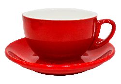 Чайная пара Barista (Бариста) 270 мл, красный цвет, P.L. Proff Cuisine (кор= 36 шт)