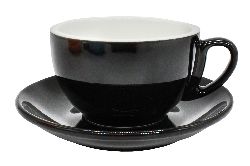 Чайная пара Barista (Бариста) 270 мл, черный цвет, P.L. Proff Cuisine (кор= 36 шт)