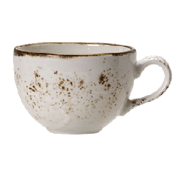 Чашка кофейная «Крафт»;  фарфор;  85мл;  D=65,H=50,L=85мм;  белый