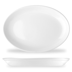 Блюдо овальное 20,3 см White 