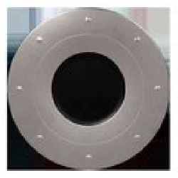 MFGDRP31SB Тарелка круглая,борт цвет серебряный d=31 см., плоская, фарфор, Metalfusion
