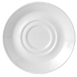 Блюдце «Симплисити Вайт»; фарфор; D=11.5см; белый