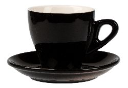 Кофейная пара Barista (Бариста) 280 мл, черный цвет, P.L. Proff Cuisine (кор= 36 шт)