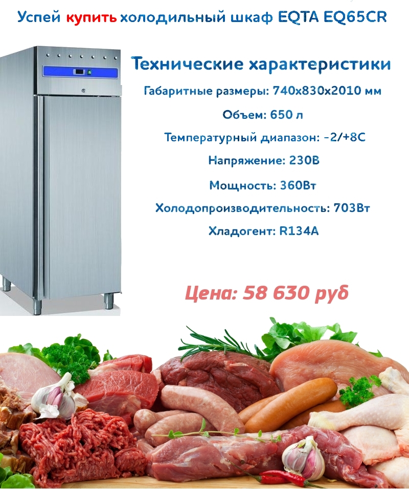 Успейте купить холодильный шкаф EQ65CR